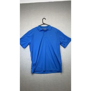Ariat Polo Shirt Mens‎ Medium Blue AriatTEK HeatSeries Performance Golf Stretch